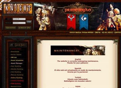 Prime-MYKO v1298 - Light/Medium Farm Server!